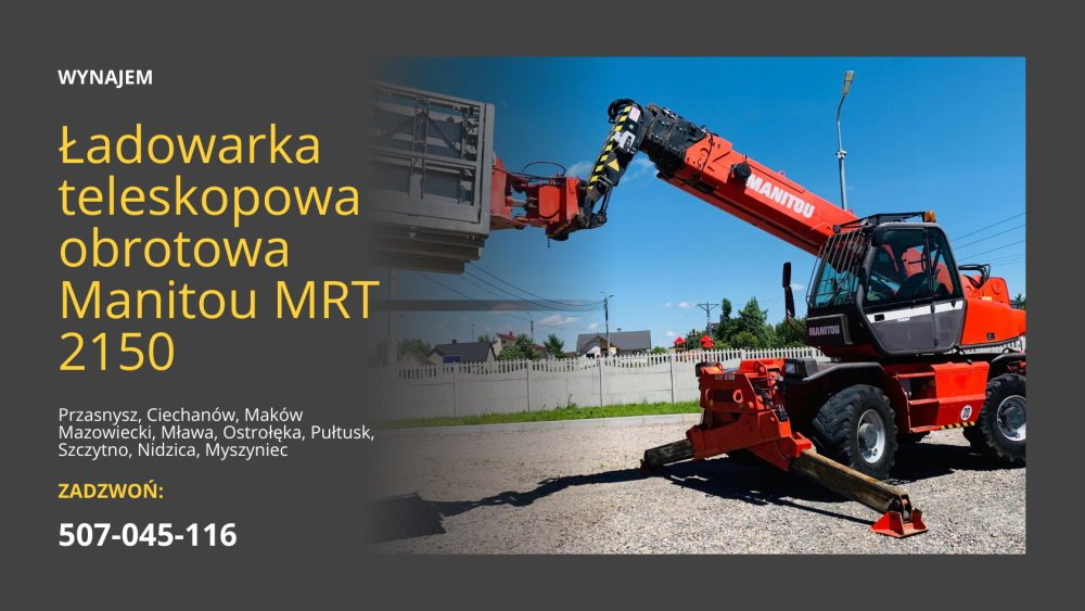 ładowarka teleskopowa obrotowa MRT 2150 2
